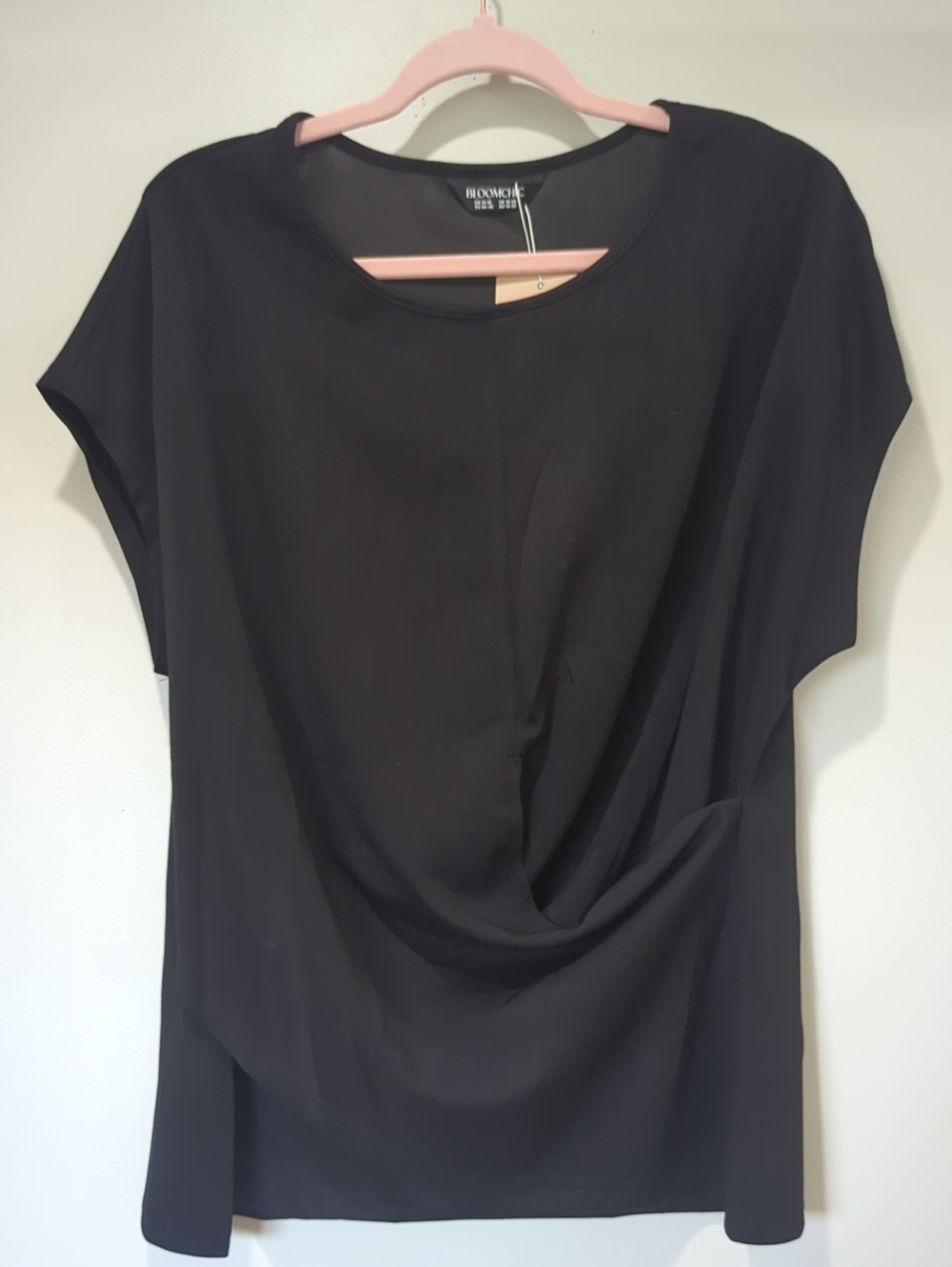 Twist-Front Short Sleeve Top